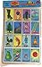Tio Chente's Mexican Bingo Loteria Family Board Game - Set of 20 Jumbo Boards and Deck of 54 Cards