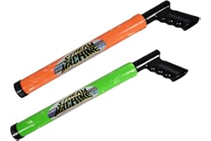 WATER SPORTS Stream Machine TL-750 Water Blaster 2-Pack – 22” High-Powered Pump Action Water Guns – Shoots Up to 70 Feet – Durable Outdoor Toys for Pool, Beach, Lake, and Backyard Fun – Ages 8+ – Colors Vary