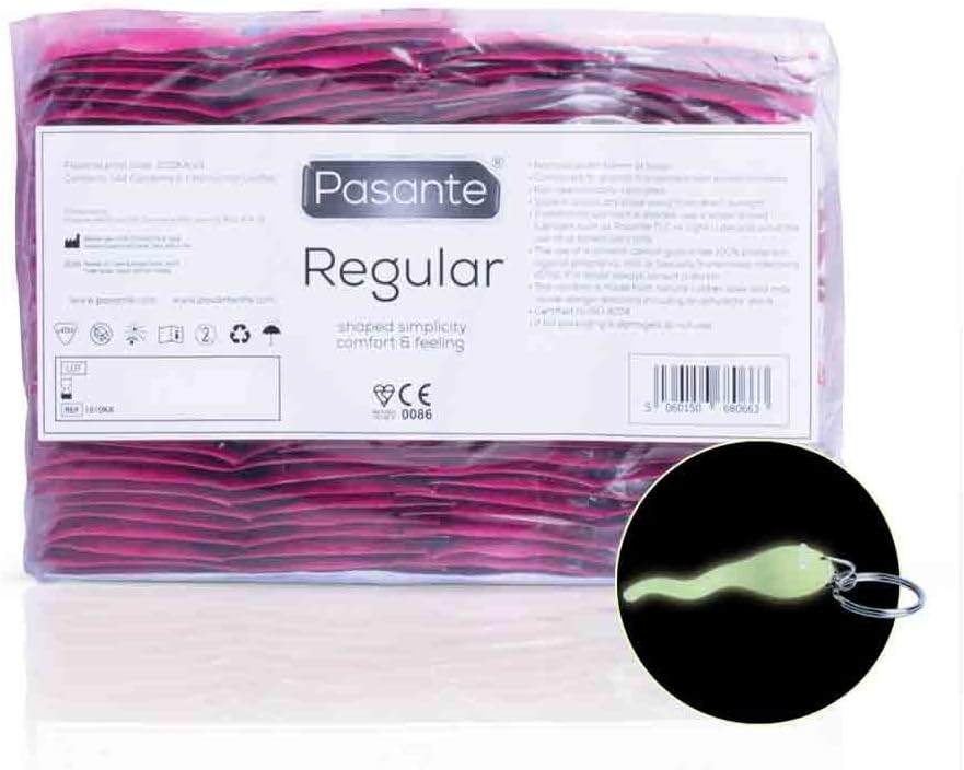 Pasante Regular Condoms Pack of 144, 144 count (Pack of 1)