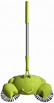 Rfde Besen Hand Fegen Und Kehren Maschine Kunststoff Edelstahl Elektrische Haushaltsreinigung Magie Besen Kehrschaufel Kombination Tasche Grun Amazon De Kuche Haushalt