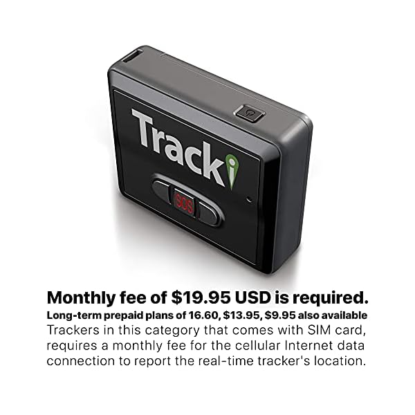 Tracki 2021 Model Mini Real time GPS Tracker. Monthly fee required