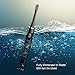 AIEX Sonic Electric Toothbrush with 3 Replacement Heads Rechargeable Electronic Toothbrush with Holder Black Travel Toothbrush with 5 Modes/IPX7 Waterproof/USB Wireless Charging/Smart Timer/Travel Bag