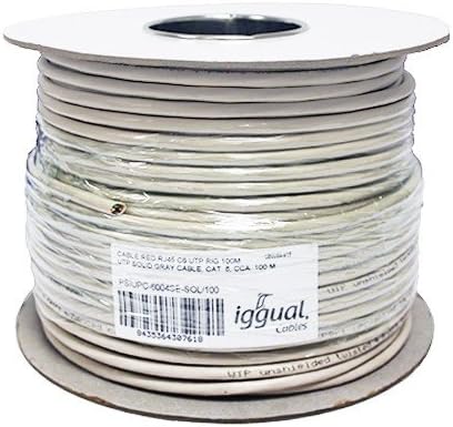 iggual psiupc-6004se-sol/10 100 m Cat6 U/UTP (UTP) Grey Networking Cable