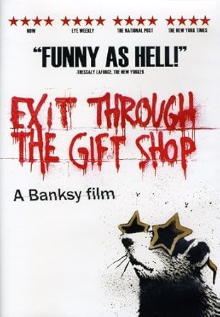 Amazon Com Exit Through The Gift Shop Dvd Banksy Space Invader Mr Brainwash Debora Guetta Monsieur Andre Zeus Shepard Fairey Ron English Caledonia Curry Borf Buffmonster Steve Lazarides Banksy Andrew Palmer Holly Cushing