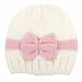 Baby Hat,Leegor Newborn Infant Knitting Rosette Wool Crochet Hat Soft Cap (White)