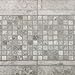 Silverado Gray 6X6 Marble Tumbled Mosaic Tile