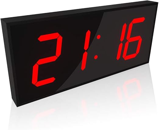 Dzwym Reloj Pared Digital Grande Reloj Pared Mudo Led 3d Reloj