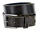 Men's Vintage Distressed Leather Casual Jean Belt for men 1-1/2" Black Brown