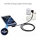 APFEN Braided Micro USB Cable, 2 Pack 3ft/1M Android Charger Cable/Samsung Fast Charging Compatible Cable with Galaxy S7/S6, Sony, Motorola and More (Black, 3ft)