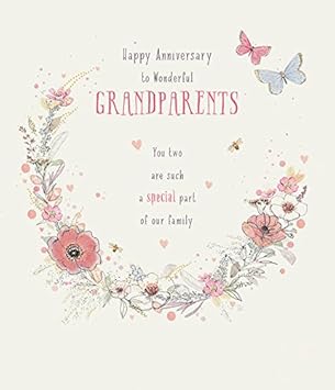 Printable Anniversary Cards For Grandparents From Kids