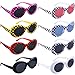 SIQUK 8 Pairs Clout Goggles Oval Sunglasses 8 Colors Retro Kurt Mod Goggles