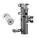 Camera Flash Speedlite Mount Stand and Umbrella Holder Mount 180°Swivel Light Stand E Type Light Bracket for Camera DSLR Nikon Canon Pentax Olympus and Other DSLR Flashes Studio Light LED Light