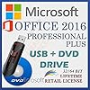 MS Office 2016 Professional PLUS Retail Sale-licentie | Met USB- en dvd-station | Met factuur | 32/64 Bit | Volledige…