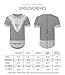 URBANCREWS Mens Hipster Hip Hop African Dashiki Graphic Top Shirts