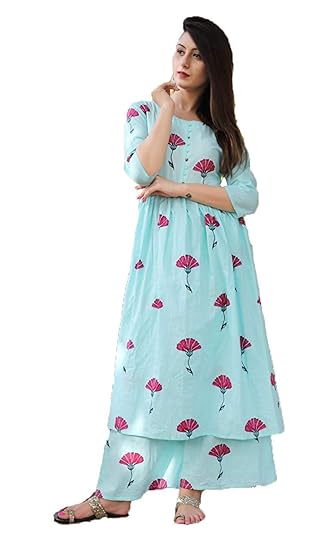 Womens Cotton Straight Kurta