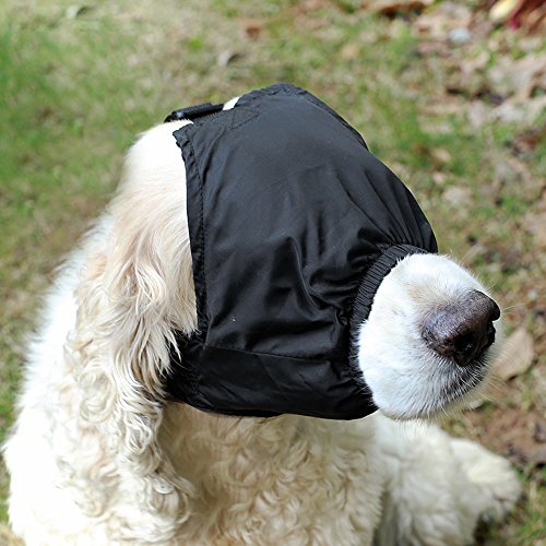 okdeals Dog muzzle,Calming Dog Eye Mask,Multifunctional Pet Anxiety Collar Mask for Medical,Cosmetology,Carsickness,Anxious Medium - Thumbnail 4