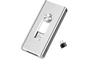 2TB Flash Drive, Micro USB + 8 Pin + USB 3.0, 4 in 1 Mobile Phone Computer U-Disk, No WiFi, No Cables, with Free Type-C Adapt