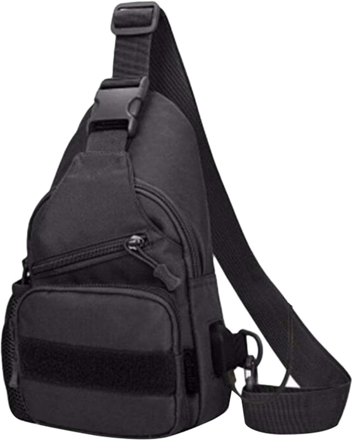 Men's Shoulder Chest Bag Solid Color Shoulder Bag Personality Creative