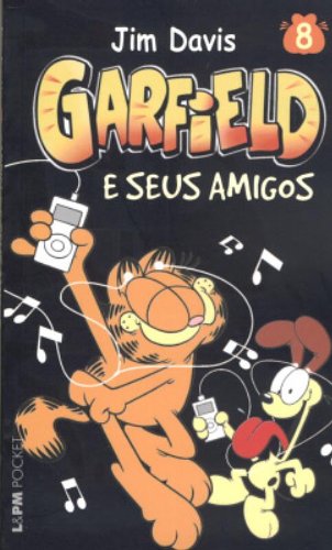 Livro Garfield 8. E Seus Amigos Coleção L PM Pocket