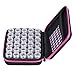 Hipiwe 30 Bottle Diamond Embroidery Storage Carrying Case Diamond Painting Accessory Organizer Box DIY 5D Diamond Art Craft Accessory Organizer Jewelry Beads Sewing Pills Container Holder (Pink)