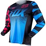 Fox Racing 180 Kids Girls MotoX Motorcycle Jerseys - Blue/Red