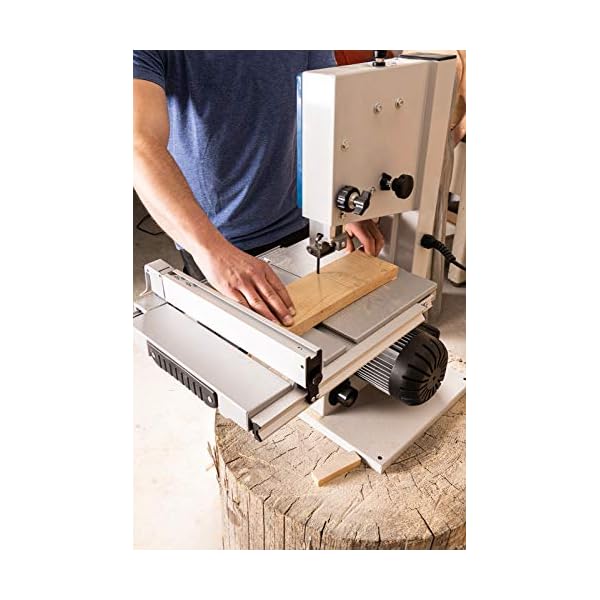 Scheppach HBS30 BandsÃ¤ge HolzbandsÃ¤ge HolzsÃ¤ge TischsÃ¤ge SÃ¤ge inkl. 3 SÃ¤gebÃ¤nder | 230 Volt | 350 Watt | max. DurchlasshÃ¶he: 80 mm | max. Durchlassbreite: 200 mm – Bild 7
