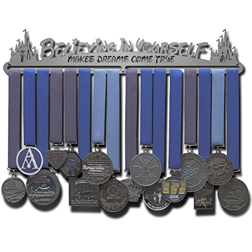 Allied Medal Hangers - Believing in Yourself Makes Dreams Come True - Multiple Variations Offered - Medal Award Holder Display Hanger Rack