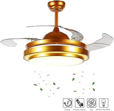 Amazon Com Dp Light 42 Inches Invisible Retractable Ceiling Fan