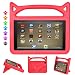 Amazon Fire 7 case-Dinines Light Weight Shock Proof Handle Kids Case for Amazon Kindle Fire 7 Tablet (Compatible with 9th Generation 2019/5th Generation 2015 / 7th Generation 2017)(Red) primary