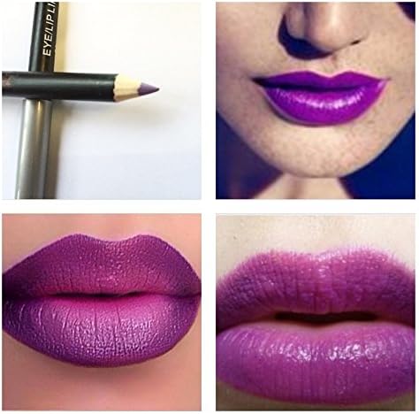 Purple Lip Eye Liner Pencil Crayon Aloe Vera Rich Long Lasting Professional Finish by Aloe 99