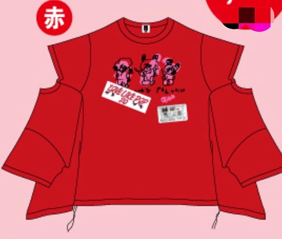 Amazon Aiko Live Tour 18 Love Like Pop Vol 公式グッズ さらに手を広げた Big お Tシャツ 赤 レッド アイドル 芸能人グッズ 通販