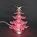 USB Christmas tree Mini Christmas Tree Small christmas tree Colorful christmas tree Mini 7 Colors Fiber Optic Seasonal Decorative Christmas Tree(Color Changing) (Plastic)