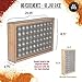 AllSpice Wooden Spice Rack, Includes 60 4oz Jars- Maple