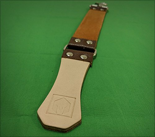 BATTLBOX Blade Restore Leather Strop â€“ Maintain and Smooth Knives, Razors and Scissors â€“ Made from Leather â€“ Extend the Life of Knives and Razors