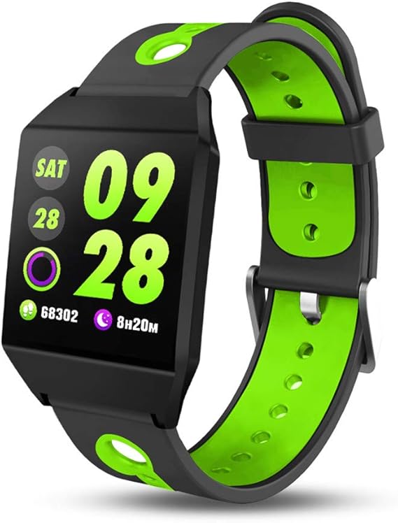 Smartwatch, Sportuhr mit Höhenmesser/eingebautem Thermometer, FitnessTracker für Laufen