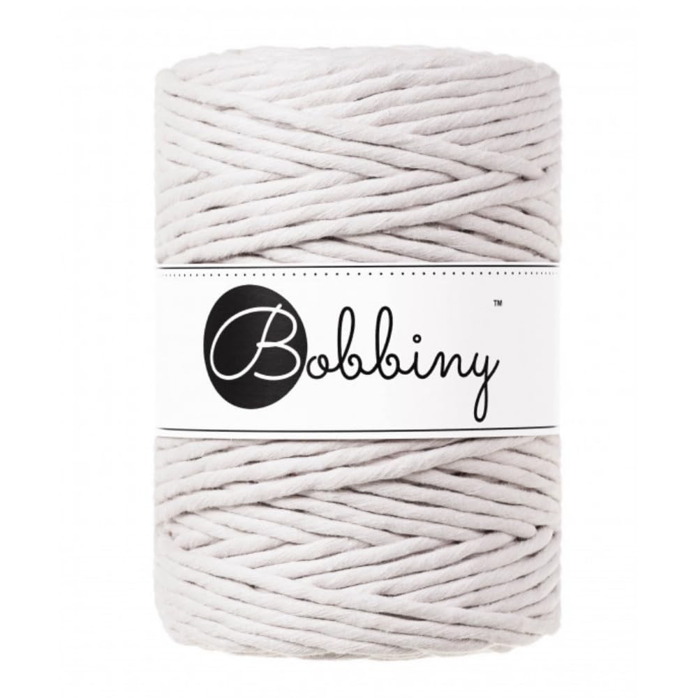 Bobbiny XXL 5mm Single Ply Macrame Cord (Moonlight) 100m