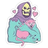 Skeletor's Cat, Vector Decal Sticker - Sticker Graphic - Auto, Wall, Laptop, Cell, Truck Sticker for Windows, Cars, Trucks
