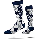 Strideline NCAA Mens Argyle Dress Socks-Team Colors-One Size Fits Most -M/L (8-12)