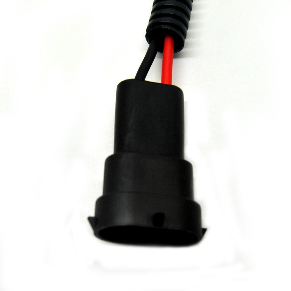 MUYI 2Pcs H11 H8 Extension Wiring Harness Male and Female Connector Pigtail Socket Adapter for Headlight Fog Light