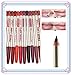 Vi.yo 12 Pieces lip Liner Pencil Waterproof Beauty Durable Long-lasting Lip Gloss Make-up Tools