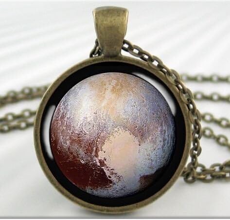 Pluto Necklace Pendant Charm Dwarf Planet Pluto Space Probe Jewelry