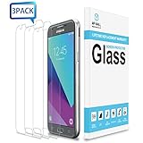 [3-PACK] Samsung Galaxy J3 2017 / Express Prime 2 / J3 Emerge / Amp Prime 2 / J3 Luna Pro / J3 Eclipse / Sol 2 Screen Protector, MP-MALL [Tempered Glass] with Lifetime Replacement Warranty