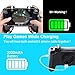 Game-Yorker Mobile Game Controller for Pubg and More | 2000mAh & Cooling Fan | L1R1 Shoot-Aim Triggers | Joystick Gamepad for iOS & Android Phone (Latest Version) | with Storage Bag & Extra Triggerthumb 3