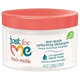 Just For Me Hair Milk Detangler Treatment, Pre Wash Softening 8 oz