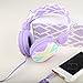 Sound Intone IP-810 Lightweight Stereo Portable Headphones with Mic, Stretching Headband Headsets, for Kids Boys Girls Headset and Android Smartphone,PC, Laptop and All 3.5mm Jack Devices (Purple)