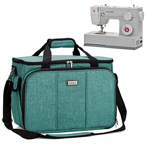 HOMEST Sewing Machine Carrying Case with Multiple Storage Pockets