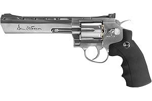 ASG ACTIONSPORTGAMES A/S ASG Dan Wesson CO2 Silver Airgun Revolver .177 Cal/4.5mm Pellet