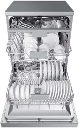 Samsung Freestanding Dishwasher Series 7 Auto Door 14 Place Silver view 4