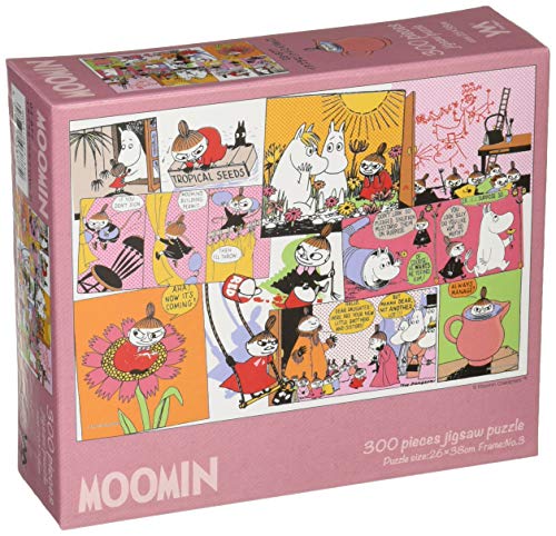 やのまん(Yanoman) 【日本製】300ピース ジグソーパズル ムーミン MOOMIN イタズラなリトルミイ Ver.2 (26x38cm) 03-877 ピース請求ハガキ のり付き へら付き サービスカード付 ジグソーパズルのトリセツ付