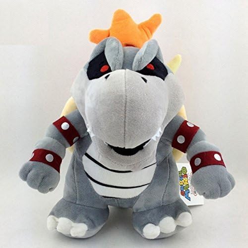 Super Mario Dry Bowser Koopa Soft Plush Figure Toy Anime Stuffed Animal 10 Inch Child Gift Doll